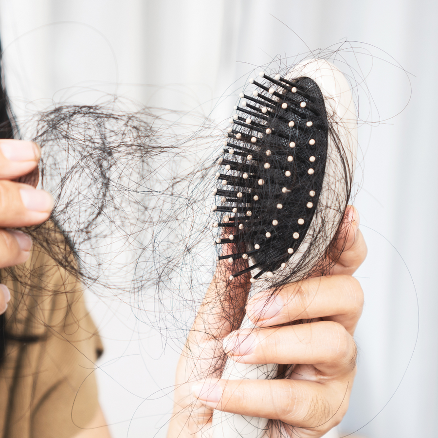 How do you care for your hair after a long illness?